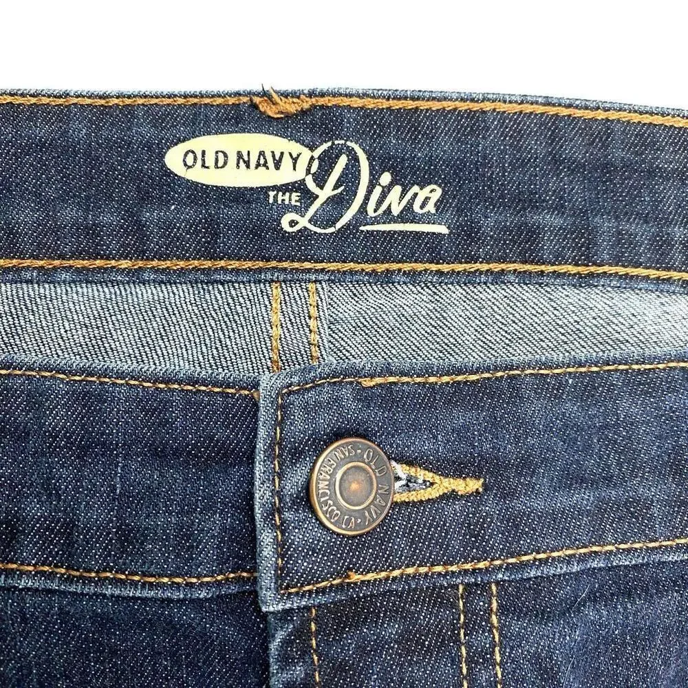 Old Navy The Diva Skinny‎ Women's size 16 Dark Wash Blue Denim Jeans